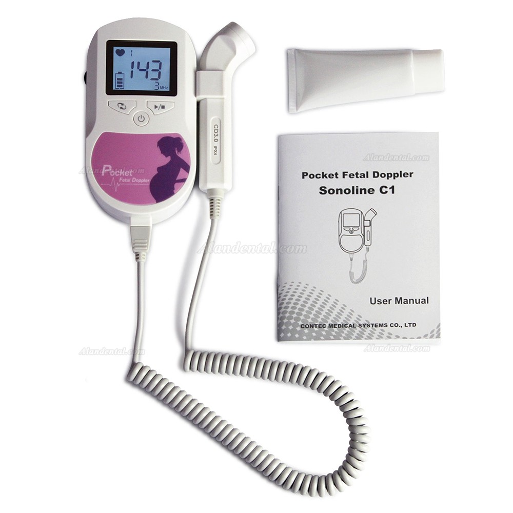 CONTEC Sonoline C1 Pocket Fetal Doppler Baby Sound Monitor
